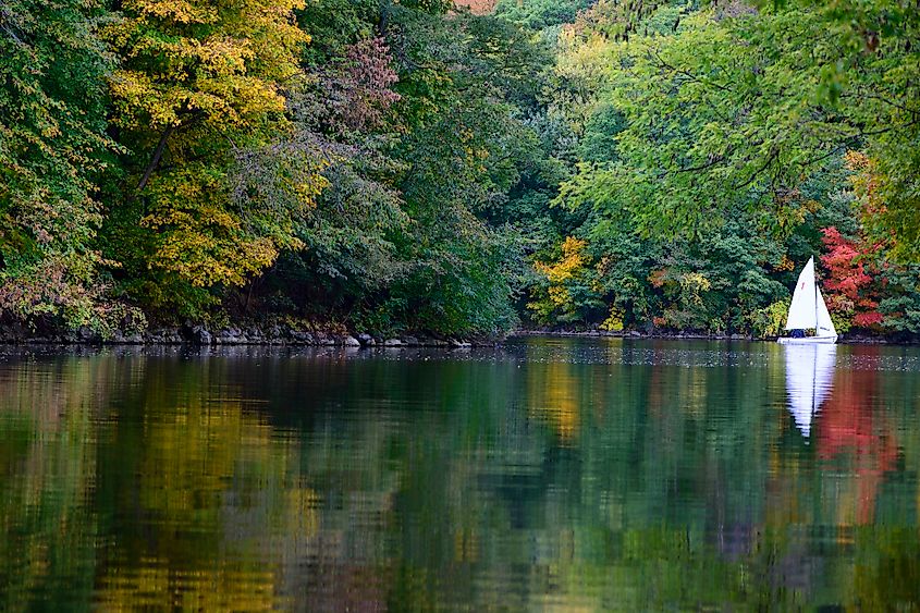 Lake McBride near Solon, Iowa.