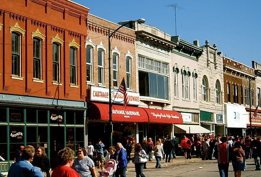 Carthage, Missouri Town Square.