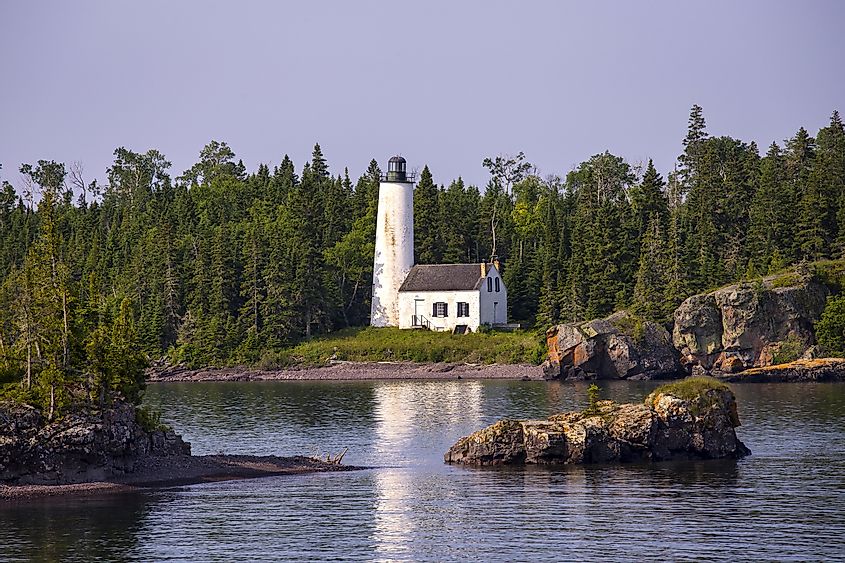Rock Harbor Lighthouse, Isle Royale National Park, Michigan