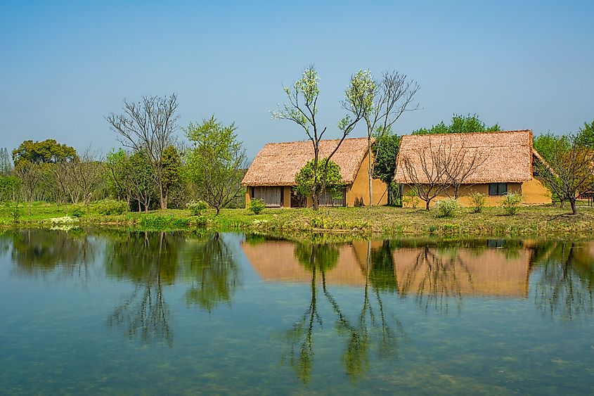 Liangzhu Ancient City Ruins Park Hangzhou Zhejiang China