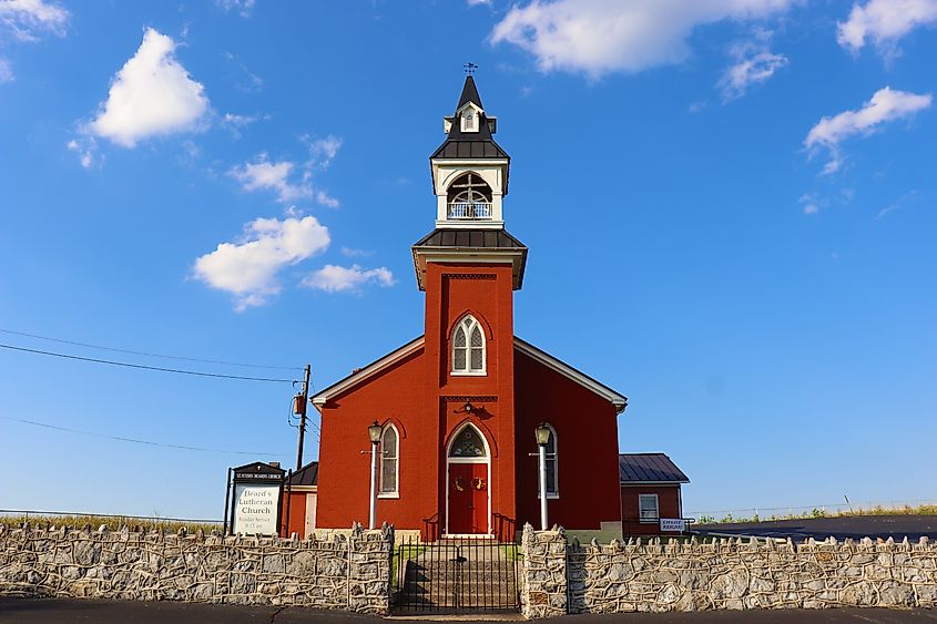 The Lutheran Church in Smithsburg, Maryland.