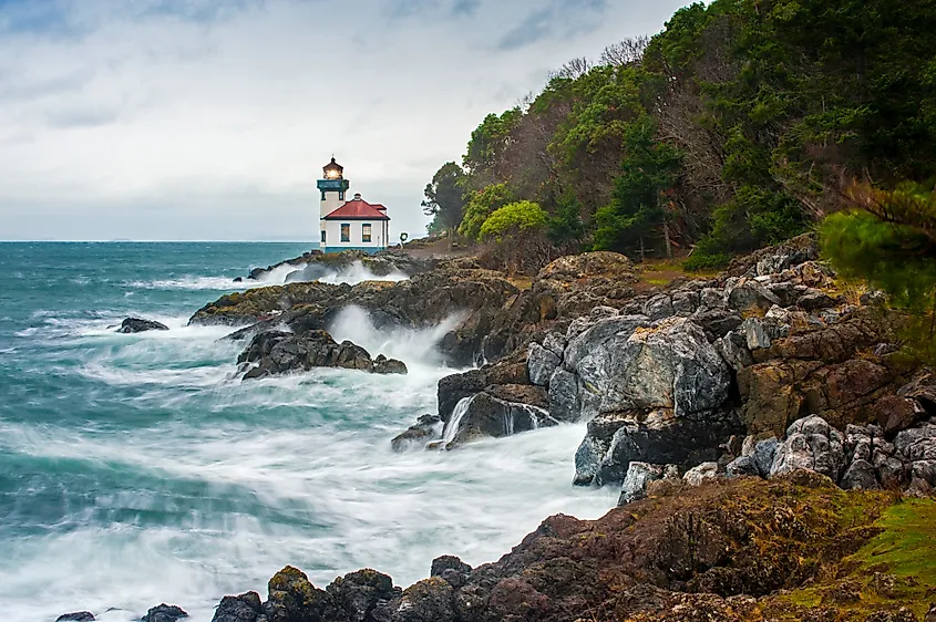 Lime Kiln Lighthouse near Friday Harbor.