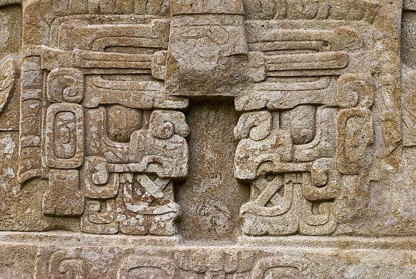 Quirigua Mayan archaeological Site