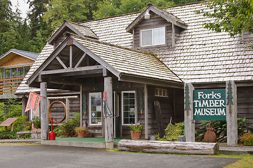 The Forks Timber Museum in Forks, Washington