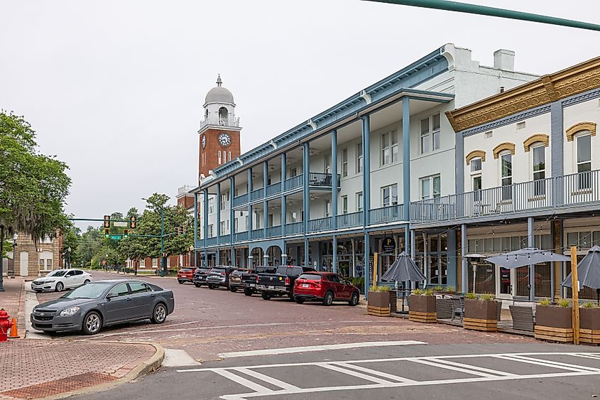 The Historic District on Water Street in Bainbridge, Georgia.