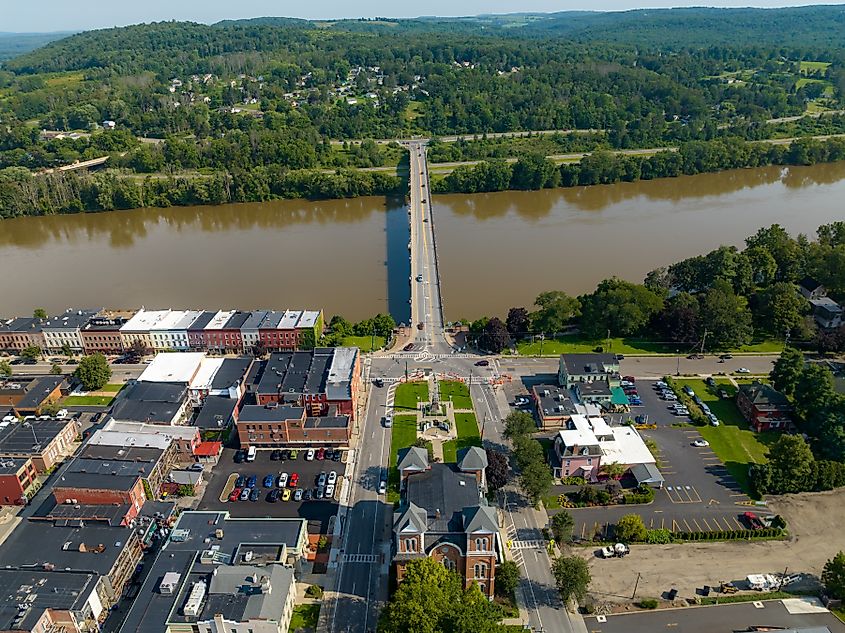Overlooking Owego, New York.