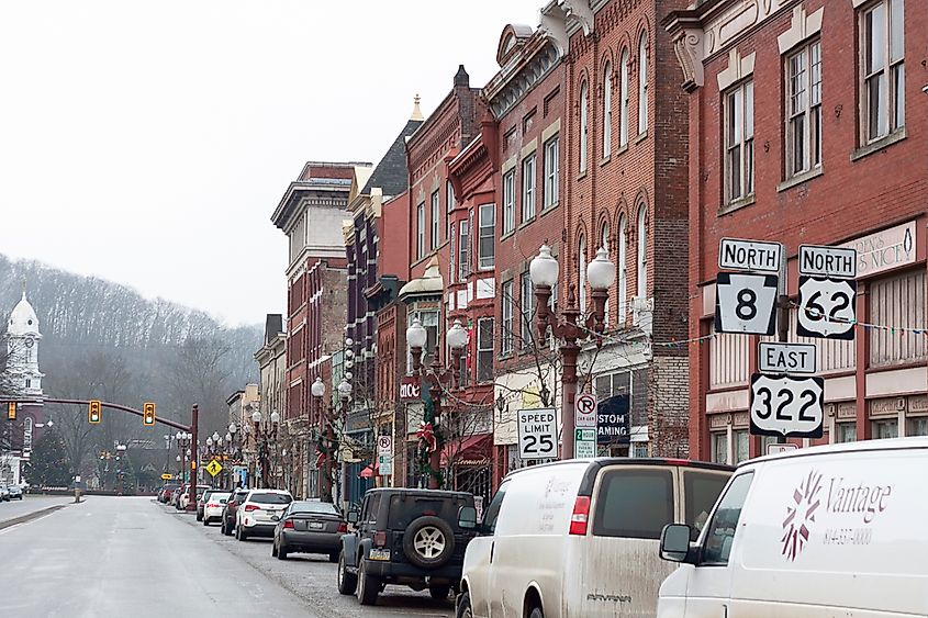 Franklin, Pennsylvania, Downtown.