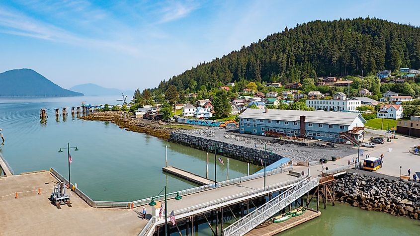 The beautiful town of Wrangell, Alaska. Image credit Just dance via Shutterstock