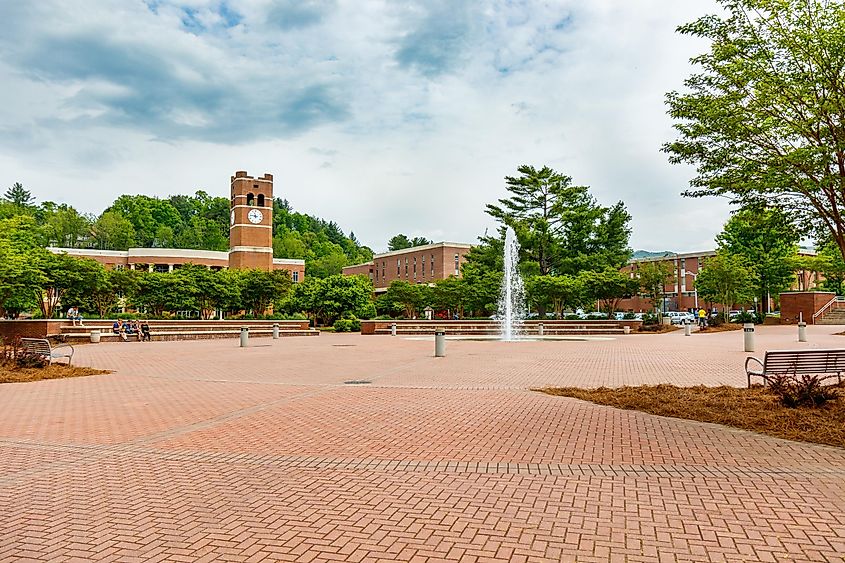 Western Carolina University in Cullowhee, North Carolina, via Bryan Pollard / Shutterstock.com