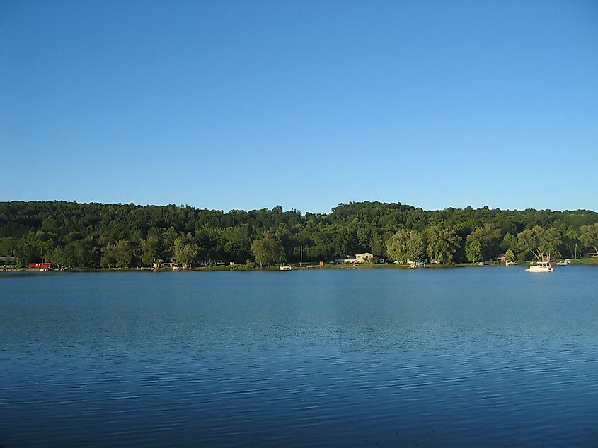 The Otisco Lake, New York.