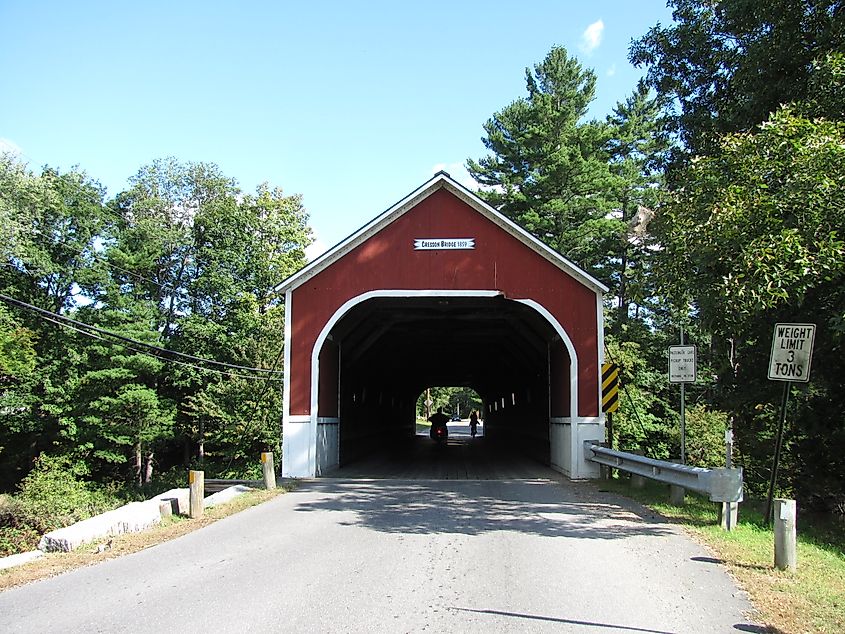 Cresson Bridge in Swanzey, New Hampshire.
