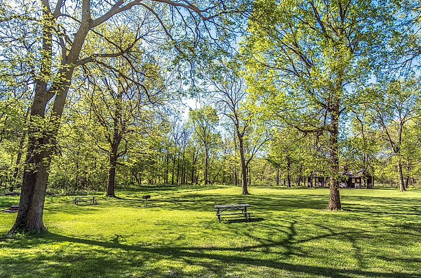 A park in Waterloo, Iowa