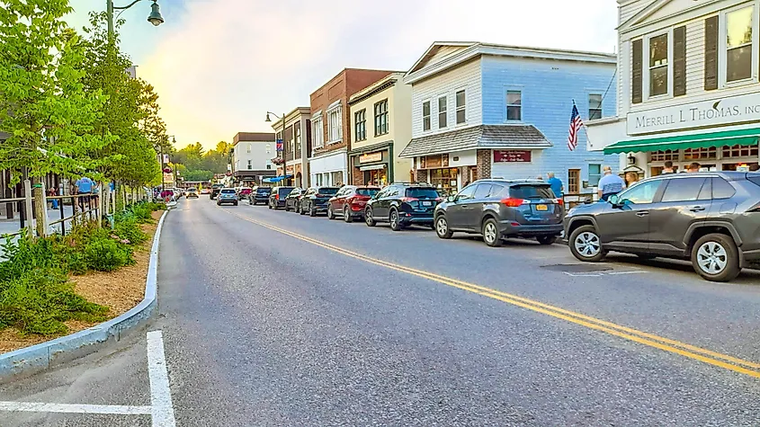 Main Street in Lake Placid, New York