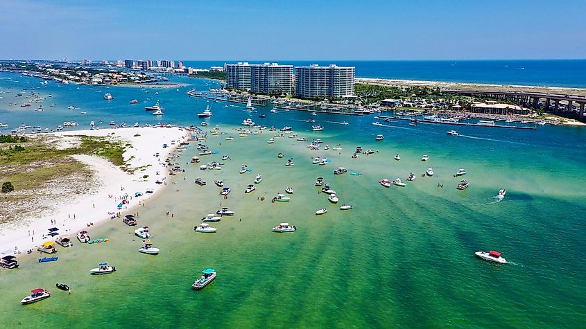 Perdido Pass in Orange Beach, Alabama.