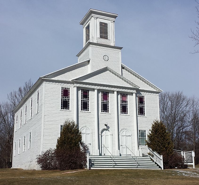 Monkton Borough Baptist Church in Monkton, Vermont.