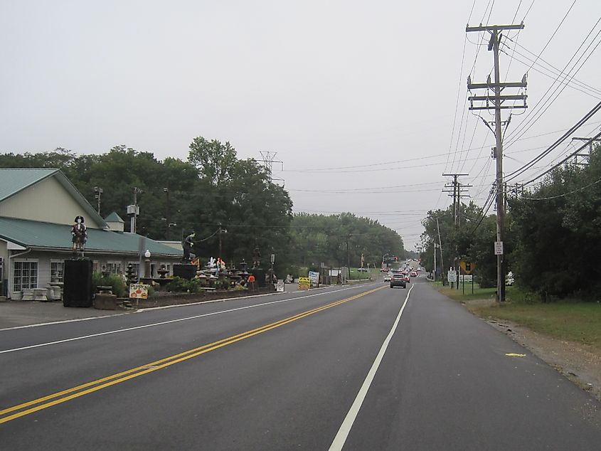 Center of Colts Neck's business district at the intersection of Route 34 and CR 537