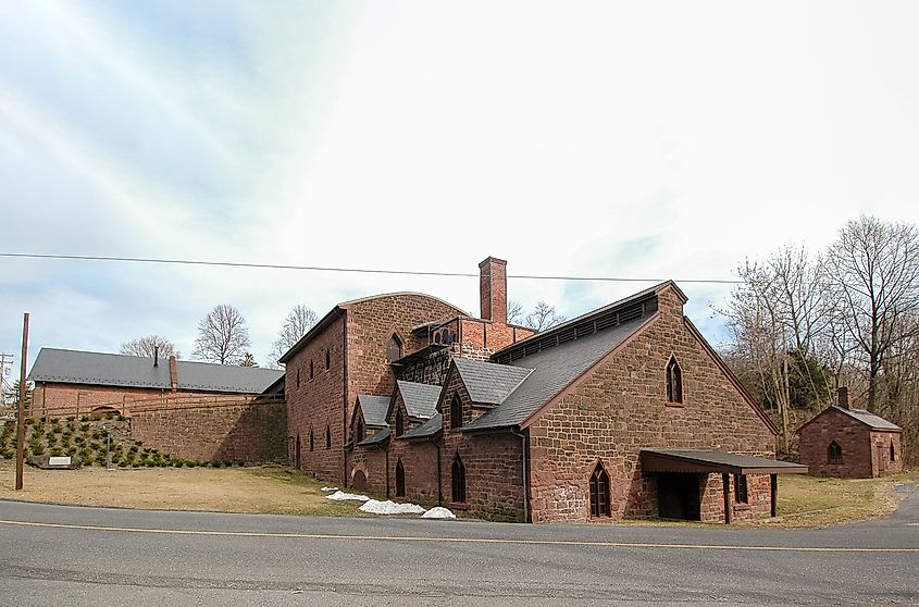 Cornwall Iron Furnace, National Historic Landmark in Cornwall, Pennsylvania