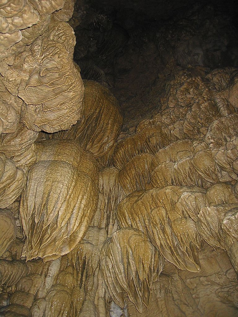 Inside the Oregon Caves. 