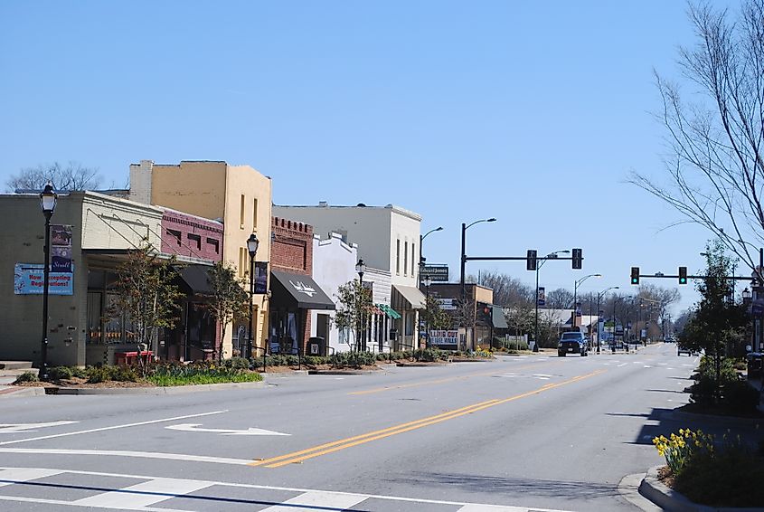 Downtown Fountain Inn, South Carolina