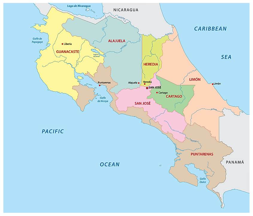 Costa Rica Maps & Facts World Atlas