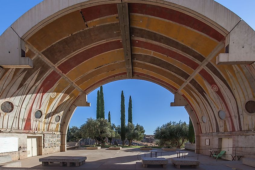 Arched Vaults at Arcosanti, Arizona