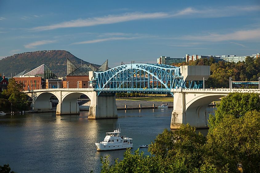 The Market Street Bridge over the Tennessee River