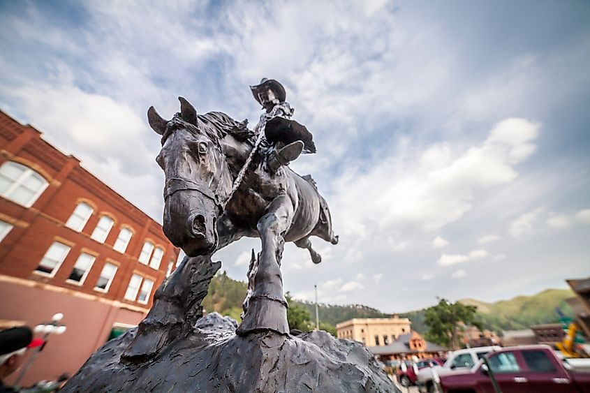 Wild Bill Hickok Monument in Deadwood, South Dakota