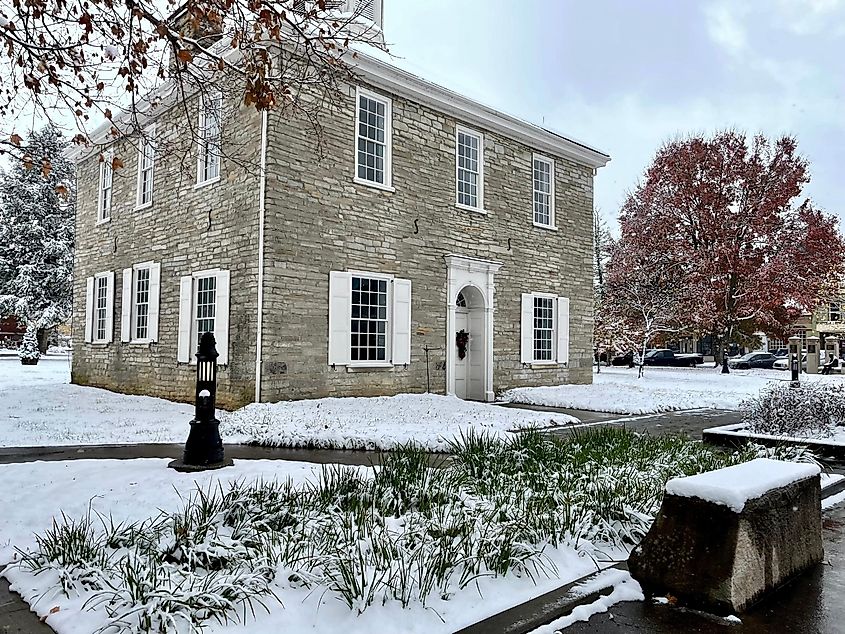 Winter in Corydon, Indiana.