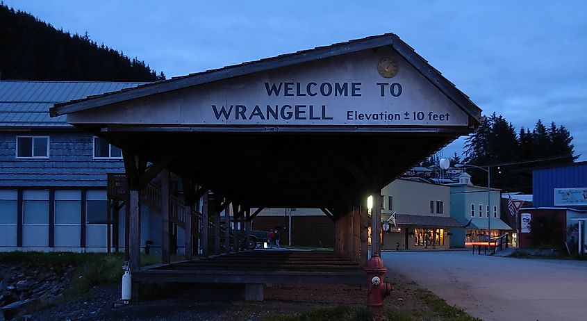 Welcome to downtown Wrangell, Alaska