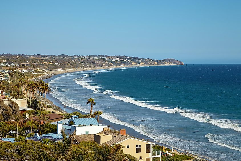 Beautiful view of the Point Dume State Beach, Malibu