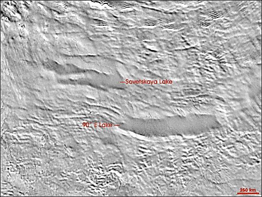 Subglacial Lakes, Antarctica