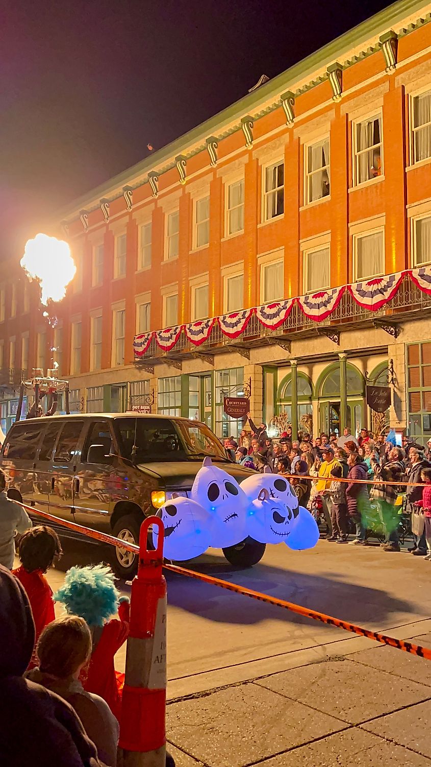 Halloween Parade in Galena, Illinois.