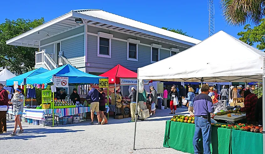 View of the Sanibel Island Farmers Market, via EQRoy / Shutterstock.com