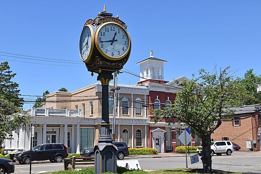 Street view in Chatham, New Jersey, via 
