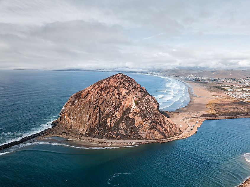 Morro Rock in Morro Bay, California