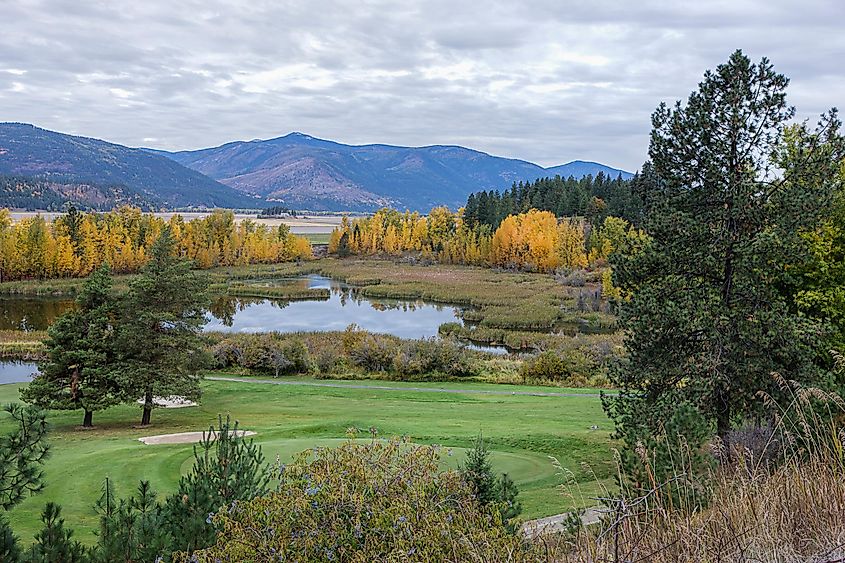 The beautiful natural landscape surrounding Bonners Ferry.