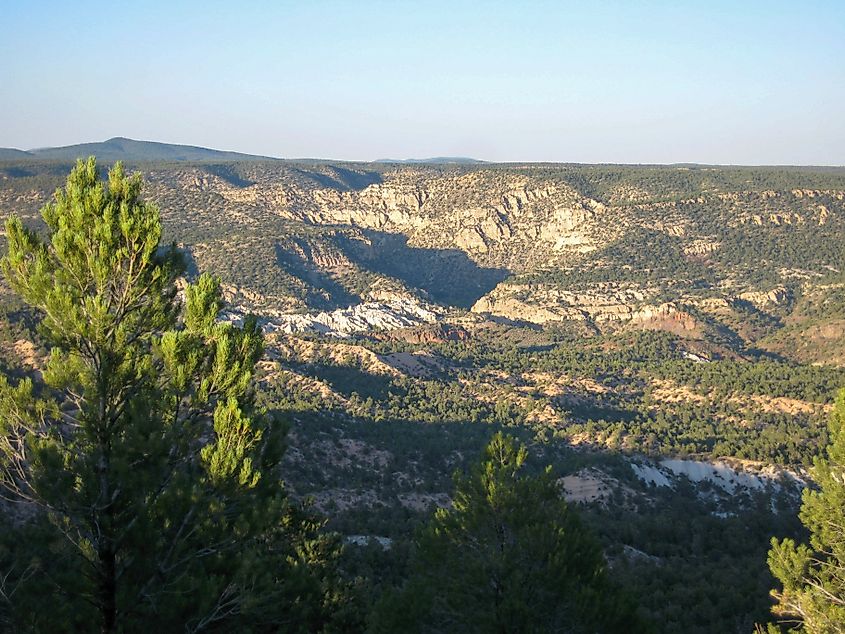 Landscape view of Beaver Dam State Park in eastern Nevada.