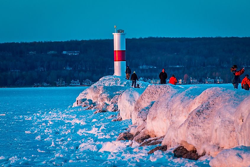 Winter in Petoskey, Michigan