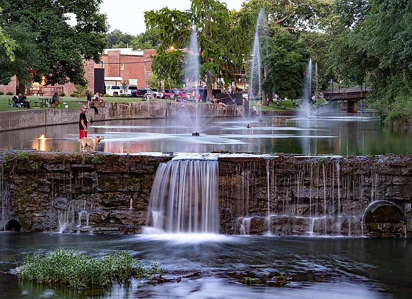 Sager Creek in Siloam Springs, Arkansas, via dlewis33 on iStock.com