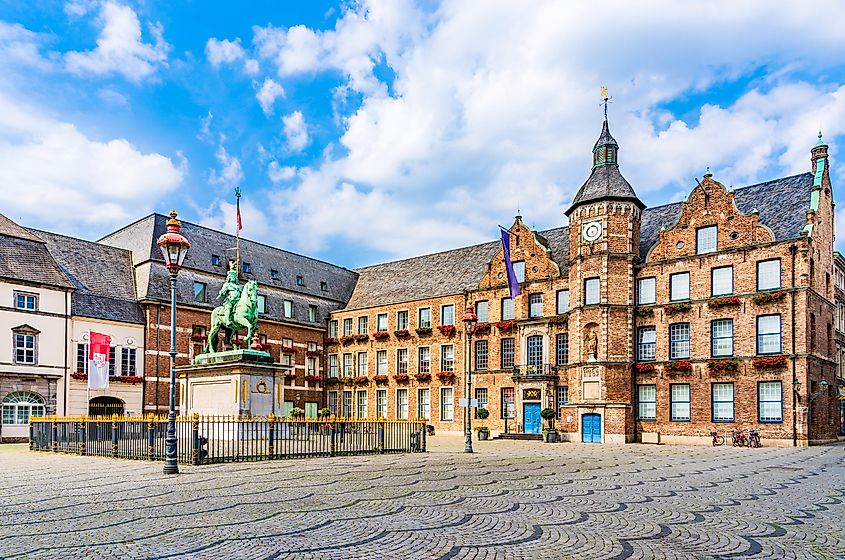 Dusseldorf's old town.