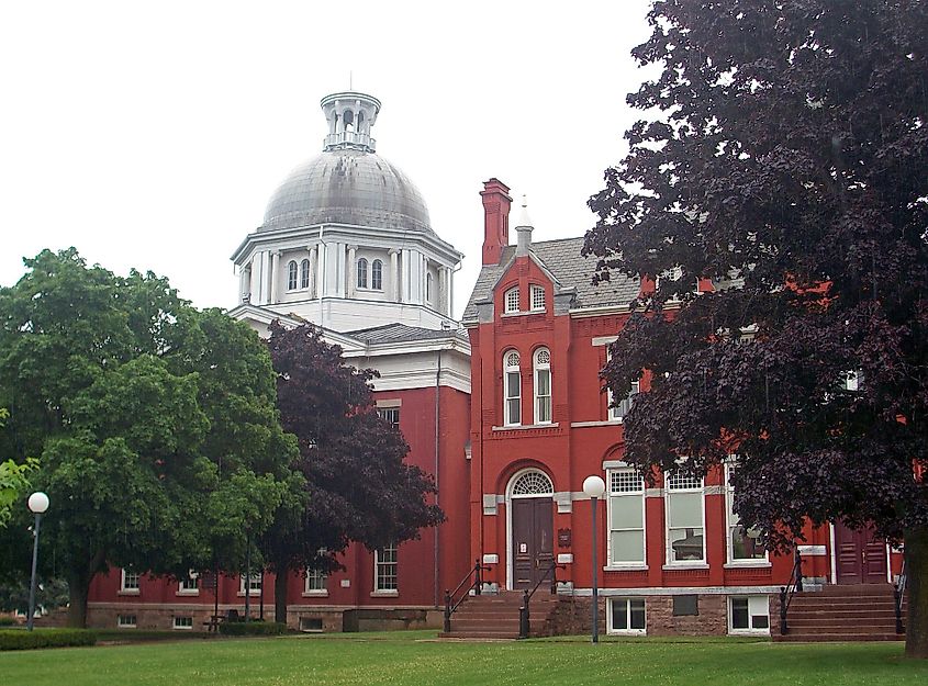 Orleans County courthouse, Albion, New York.