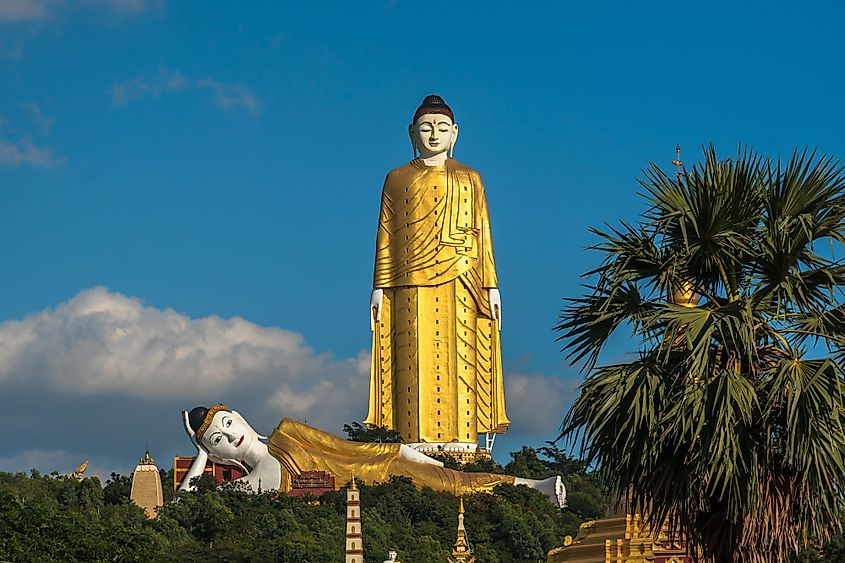 Laykyun Sekkya in Monywa, Myanmar