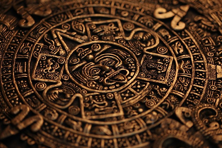 The ancient Mayan calendar.