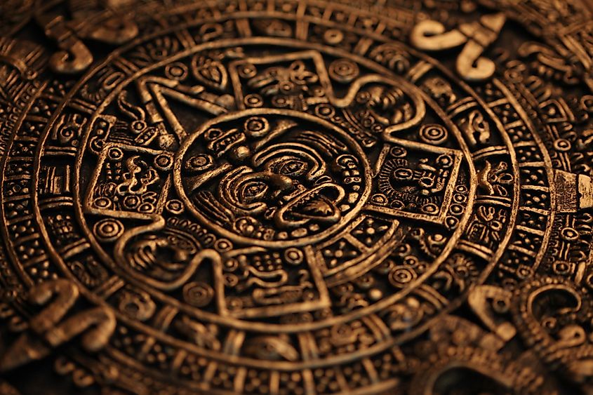 The ancient Mayan calendar.