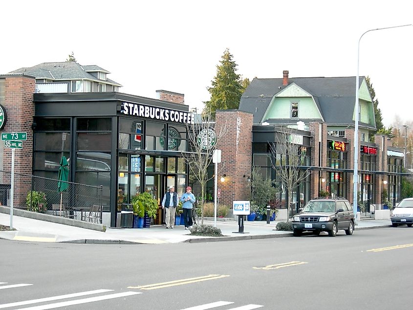 A scene from Wedgwood, Seattle, Washington