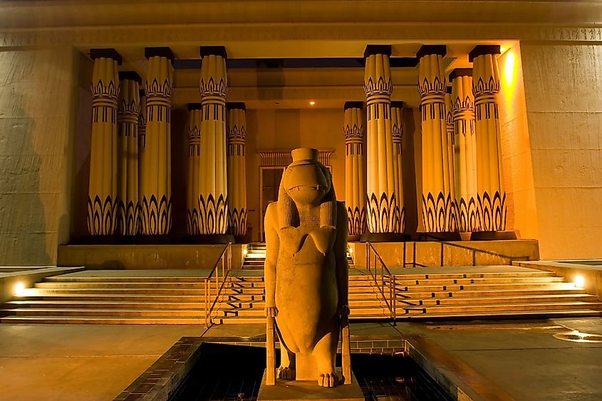 Rosicrucian Egyptian Museum in Rosicrucian Park, San Jose, California