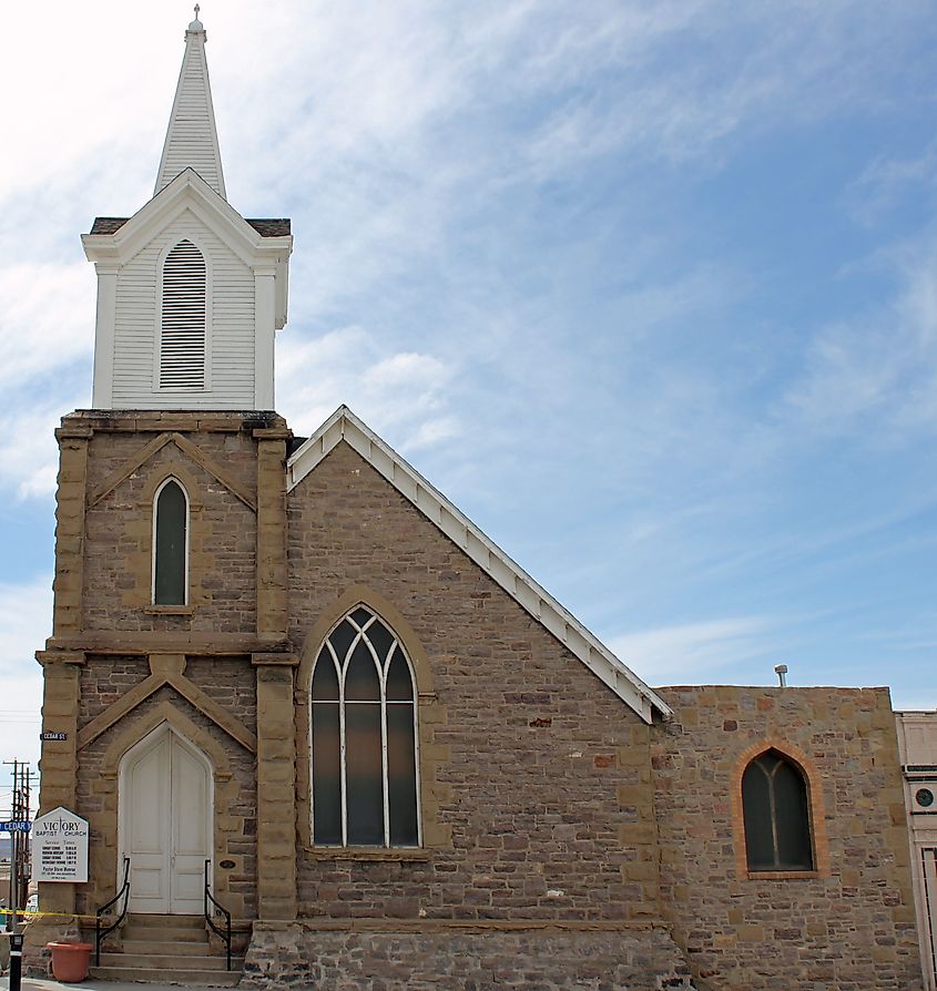 The France Memorial United Presbyterian Church in Rawlins, Wyoming.