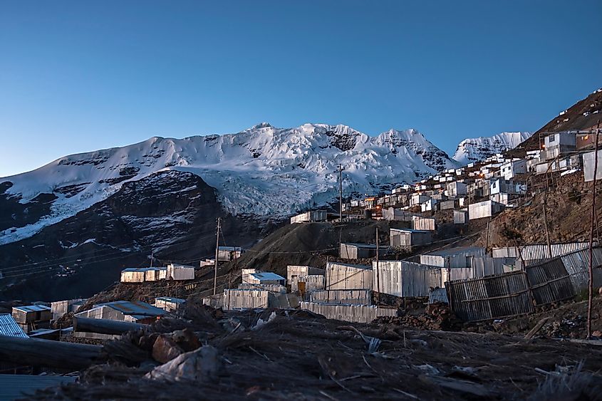 La Rinconada, Puno, Peru. World’s highest mining city, captured at twilight.