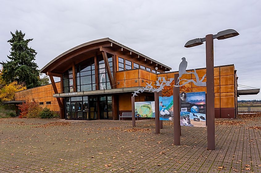 Visitor Center in the Tualatin River National Wildlife Refuge near Sherwood, Oregon