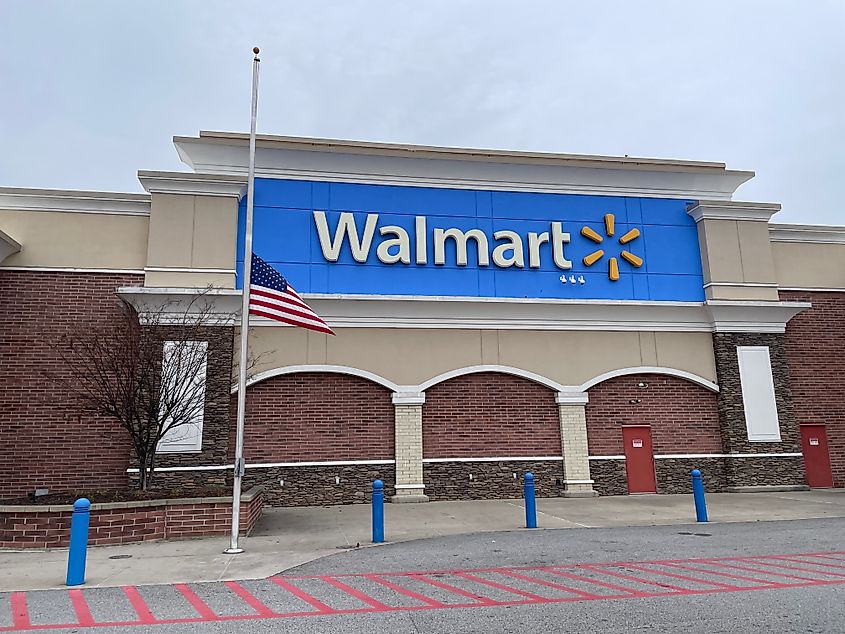 Walmart in Georgia, United States. Editorial credit: Billy F Blume Jr / Shutterstock.com